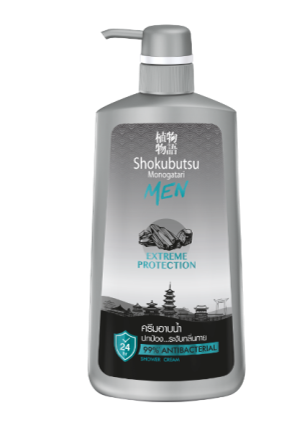 shoku sake charcoal shower for men  400ml (12)
